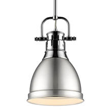  3604-S CH-PW - Duncan Small Pendant with Rod